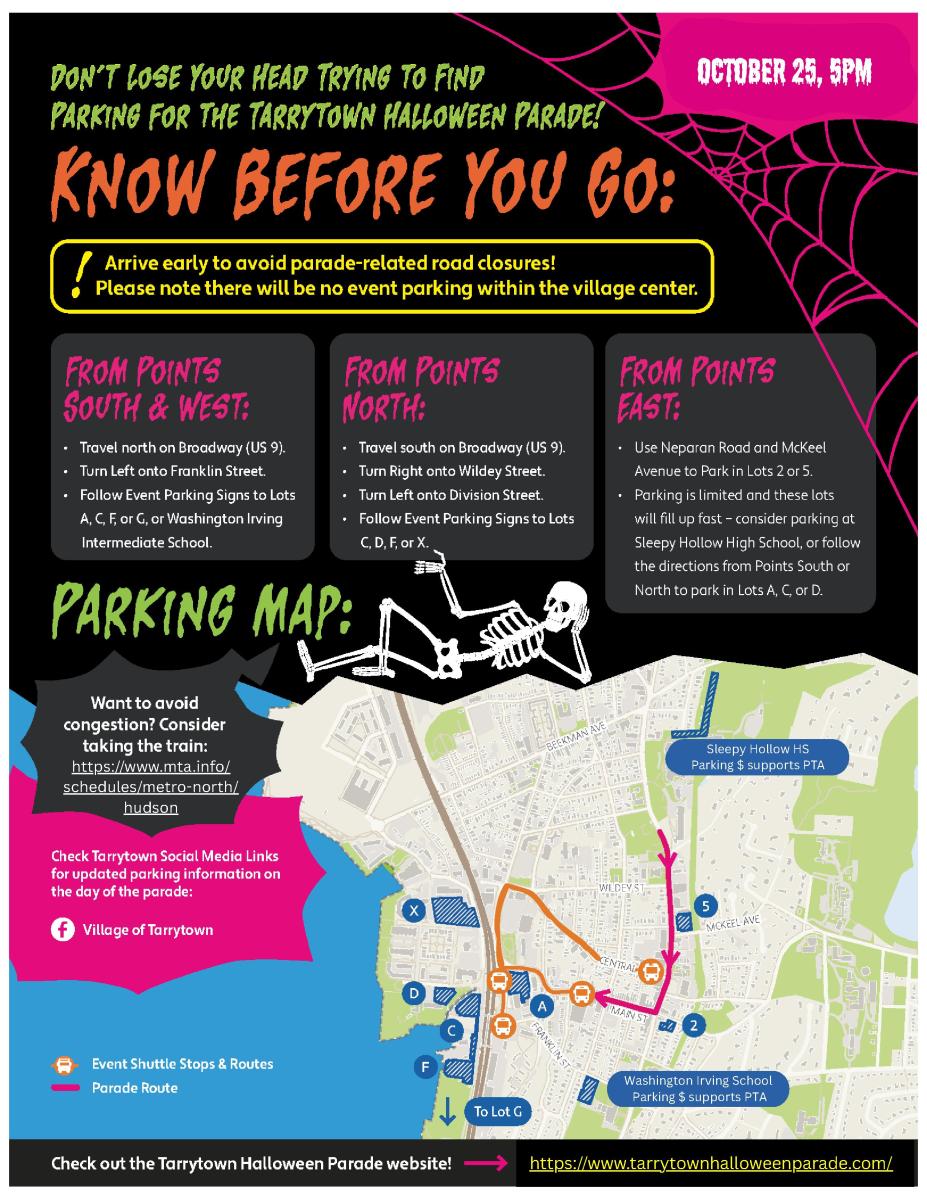 parking map flyer