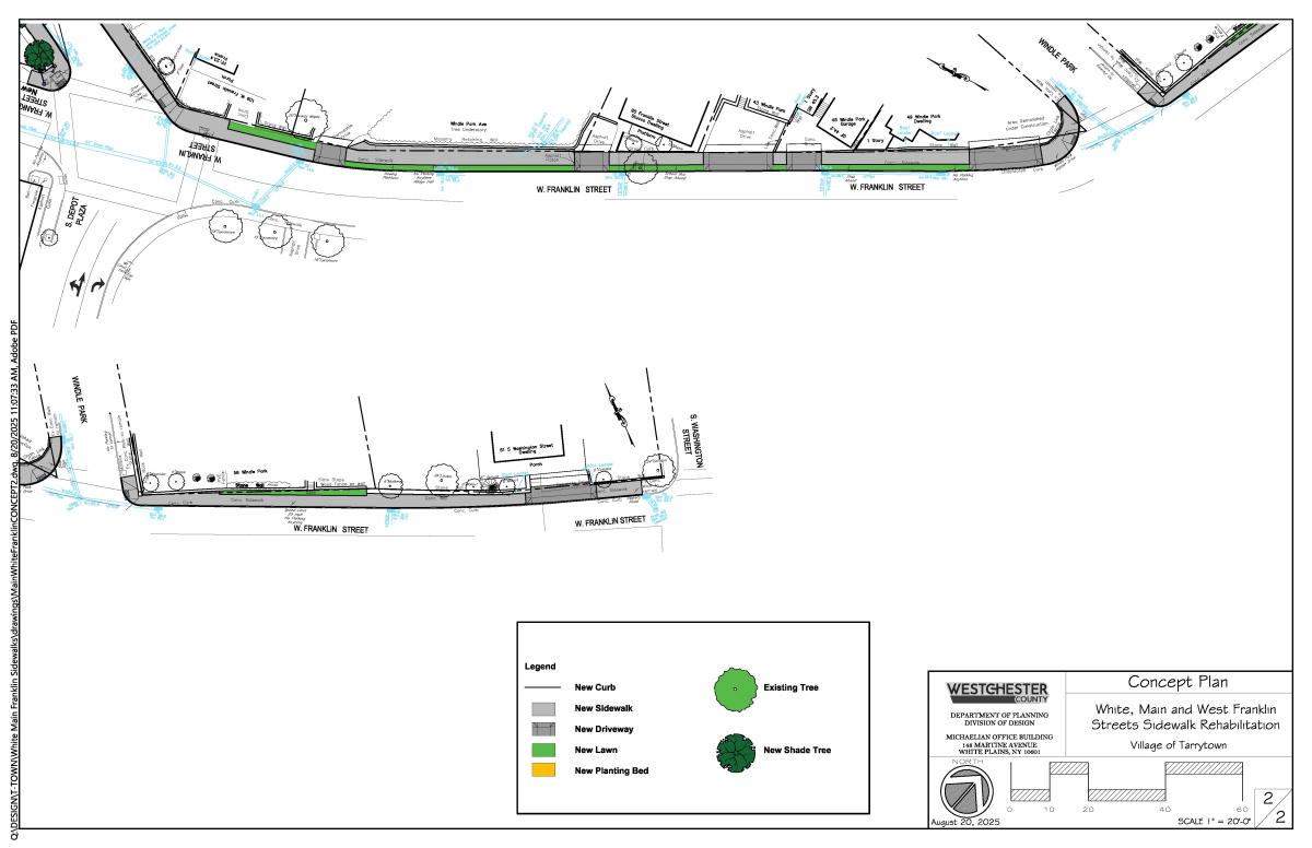 Franklin and White sidewalk revision