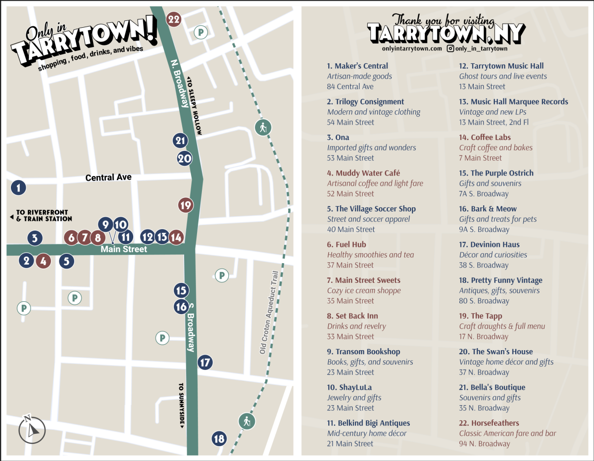 Only in Tarrytown Map