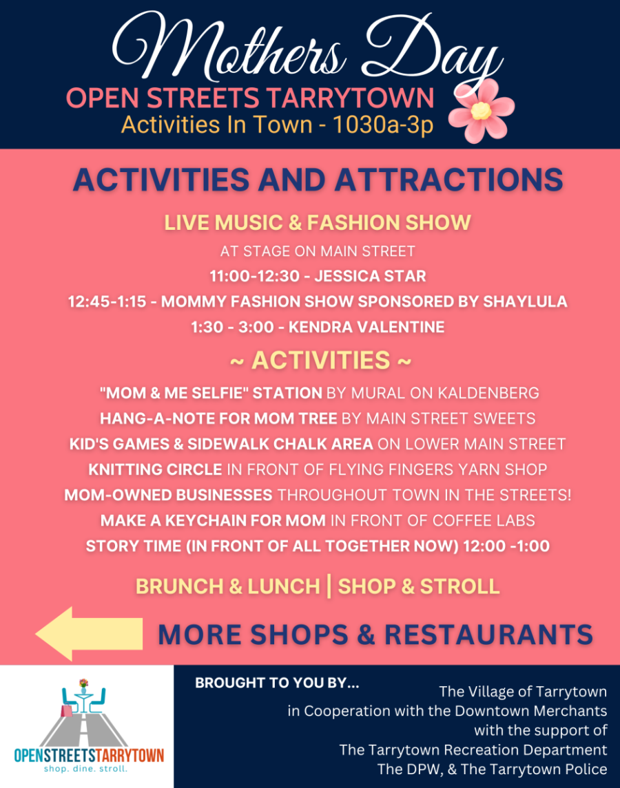 Open Streets Mothers Day Schedule