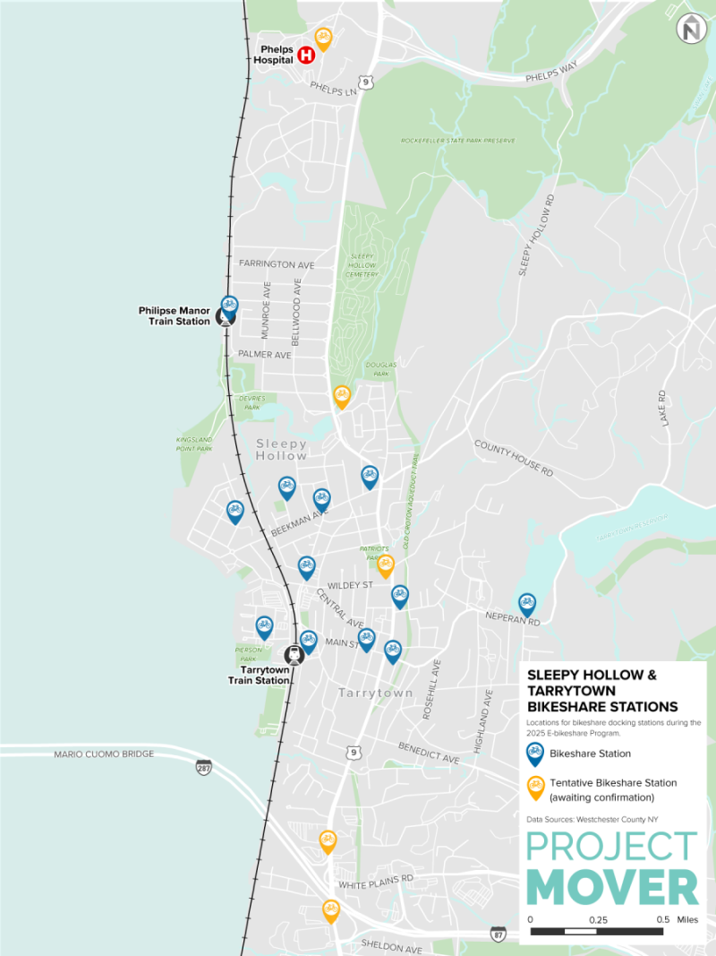 Project Mover Map of Stations