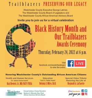 Black history ceremony flyer