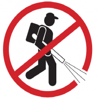no leaf blower logo