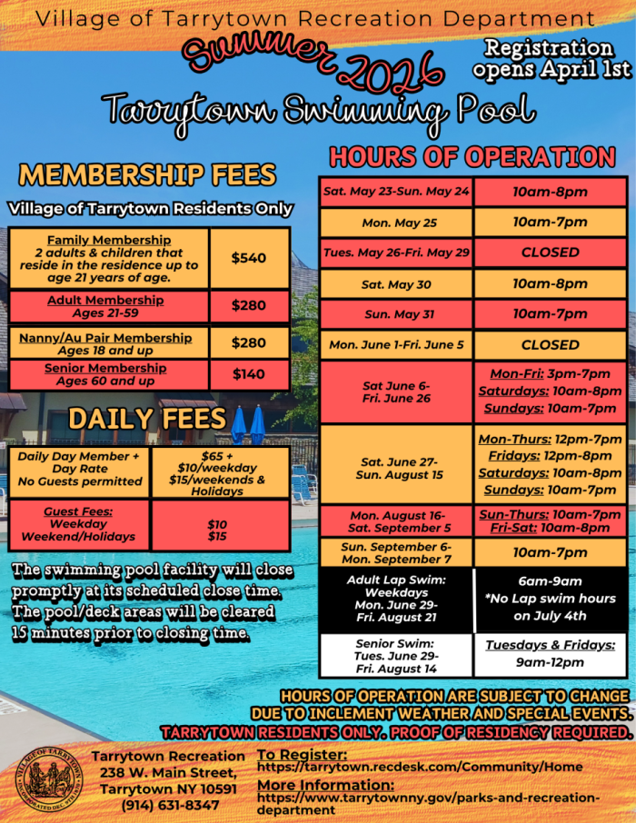 pool flier 2026