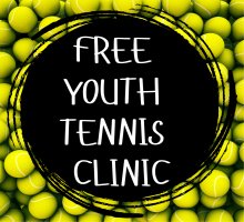 Free Youth Tennis Clinic Spring 2024