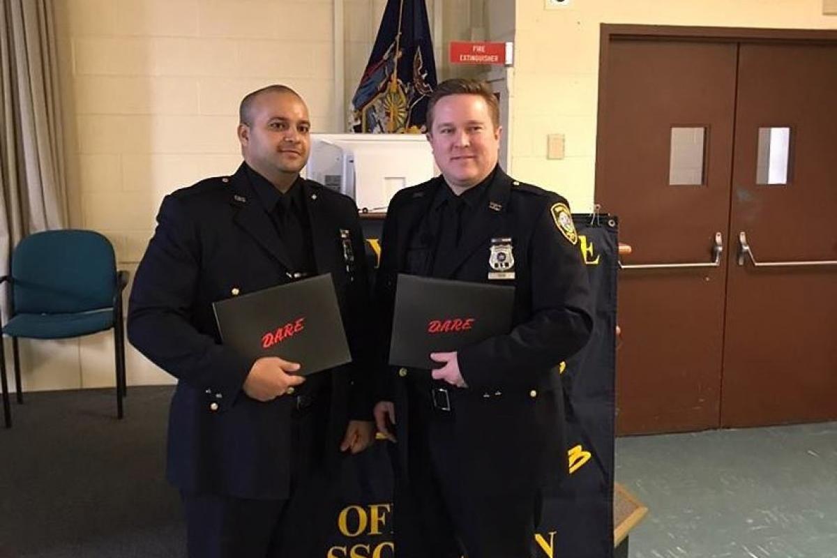 Congratulations to Police Officer's Matthew Toth and Manace Infante!