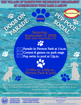 Dog Parade & Pup Swim on 9/9/23