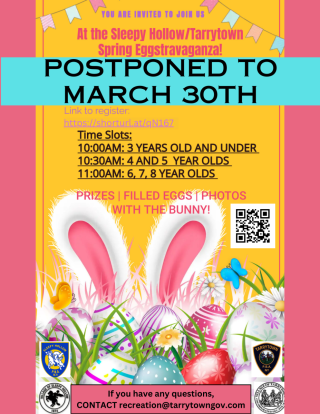 Spring Eggstravaganza POSTPONED to March 30th 