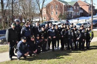 Tarrytown PD Group Photo with Officer Ethan