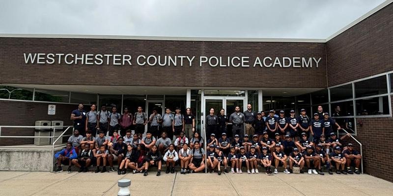 Cadets outside WCDPS Academy