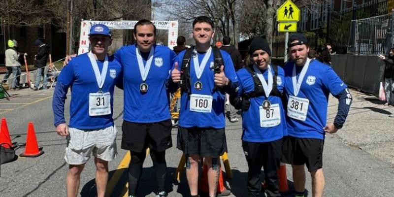 5 Officers completed the half marathon in March 2026